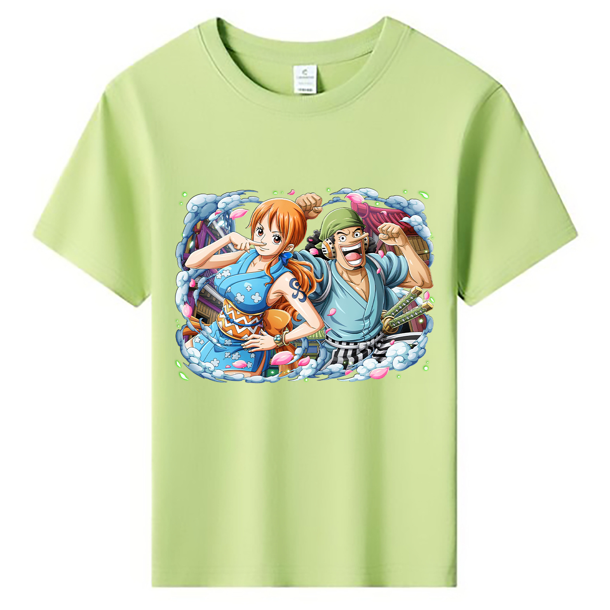 ワンピース ナミ ONE PIECE Nami 綿100％キッズTシャツ（フロントプリント）